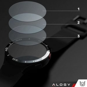 Alogy 2x Szkło Hartowane do Huawei Watch GT 4 GT4 41mm ochronne na smartwatch Alogy Screen Protector Watch+ 6