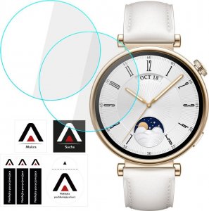 Alogy 2x Szkło Hartowane do Huawei Watch GT 4 GT4 41mm ochronne na smartwatch Alogy Screen Protector Watch+ 10