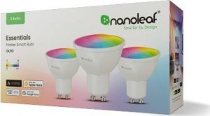 Motorola Nanoleaf Essentials Smart - zestaw 3 żarówek GU10 (technologia Matter) 1