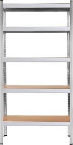 Springos Regał metalowy z 5 półkami 150x75x30cm 675kg do garażu, piwnicy UNIWERSALNY 3