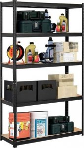 Springos Regał metalowy z 5 półkami 180x90x40cm 875kg do garażu, piwnicy UNIWERSALNY 7