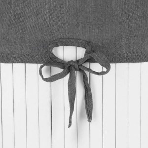 Kosz na pranie Springos Pojemnik na pranie 60L narożny biały kosz z klapą bambus naturalny UNIWERSALNY 7