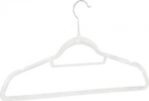 Springos Wieszaki welurowe na ubrania 30 szt. zestaw premium biały UNIWERSALNY 2
