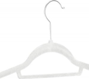 Springos Wieszaki welurowe na ubrania 30 szt. zestaw premium biały UNIWERSALNY 6