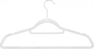 Springos Wieszaki welurowe na ubrania 30 szt. zestaw premium biały UNIWERSALNY 8
