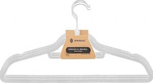 Springos Wieszak welurowy na ubrania 3 szt. szary UNIWERSALNY 12