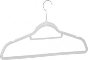 Springos Wieszak welurowy na ubrania 3 szt. szary UNIWERSALNY 2