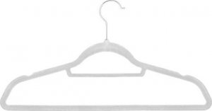 Springos Wieszak welurowy na ubrania 3 szt. szary UNIWERSALNY 8