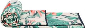 Springos Ręcznik plażowy 90x180 cm mikrofibra, szybkoschnący na basen kwiaty, liście UNIWERSALNY 4