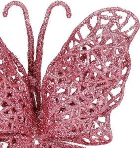 Dekoracja świąteczna Springos motyl 2