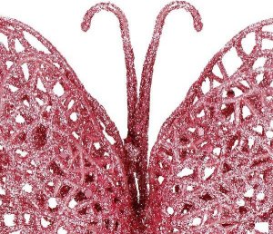 Dekoracja świąteczna Springos motyl 4