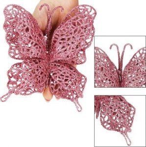 Dekoracja świąteczna Springos motyl 5