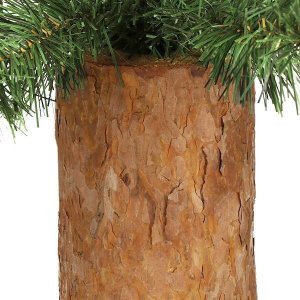 Springos Choinka na pniu 80 cm premium sztuczna jodła zielona UNIWERSALNY 7