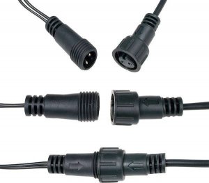 Lampki choinkowe Springos Kurtyna świetlna multikolor 144 Led lampki wewnętrzno-zewnętrzne siatka z programatorem UNIWERSALNY 12