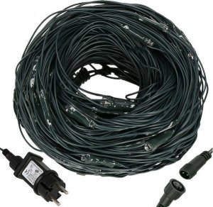 Lampki choinkowe Springos Kurtyna świetlna multikolor 144 Led lampki wewnętrzno-zewnętrzne siatka z programatorem UNIWERSALNY 14