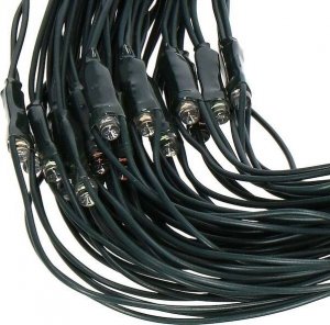 Lampki choinkowe Springos Kurtyna świetlna multikolor 144 Led lampki wewnętrzno-zewnętrzne siatka z programatorem UNIWERSALNY 9