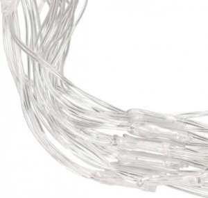 Lampki choinkowe Springos Kurtyna świetlna zimny biały 144 Led lampki wewnętrzno-zewnętrzne siatka z programatorem UNIWERSALNY 14