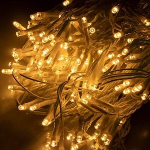 Springos Kurtyna świetlna 200 led girlanda, lampki sople biały ciepły UNIWERSALNY 12