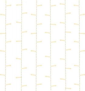 Springos Kurtyna świetlna 200 led girlanda, lampki sople biały ciepły UNIWERSALNY 17