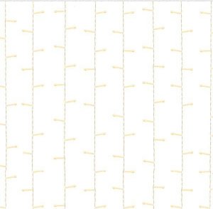 Springos Kurtyna świetlna 200 led girlanda, lampki sople biały ciepły UNIWERSALNY 18