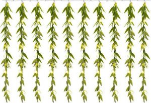 Springos Girlanda led sztuczne liście ruskus dekoracja świetlna UNIWERSALNY 9