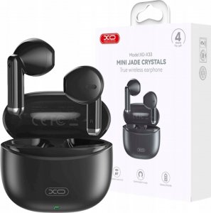 Słuchawki XO słuchawki Bluetooth X33 TWS czarne 4