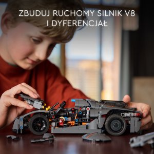 LEGO Technic Szary hipersamochód Koenigsegg Jesko Absolut (42173) 3