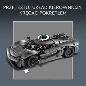 LEGO Technic Szary hipersamochód Koenigsegg Jesko Absolut (42173) 4