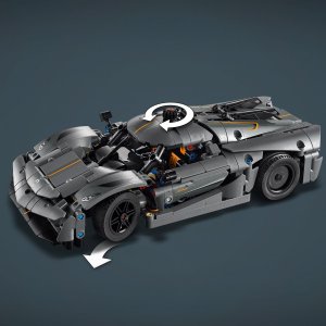 LEGO Technic Szary hipersamochód Koenigsegg Jesko Absolut (42173) 8