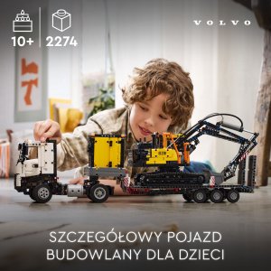LEGO Technic Ciężarówka Volvo FMX i koparka EC230 Electric (42175) 2