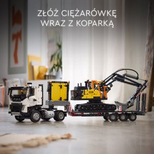 LEGO Technic Ciężarówka Volvo FMX i koparka EC230 Electric (42175) 3