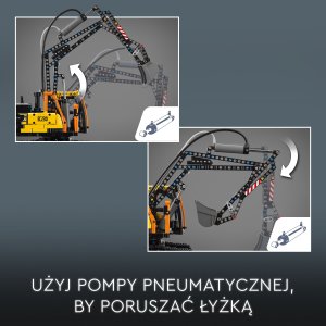 LEGO Technic Ciężarówka Volvo FMX i koparka EC230 Electric (42175) 5