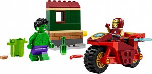 LEGO Super Heroes Marvel Iron Man z motocyklem i Hulk (76287) 8