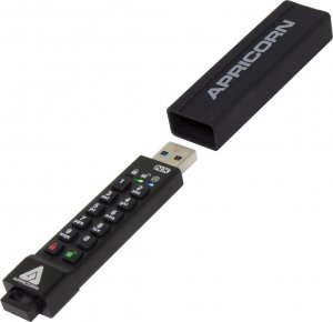 Pendrive Apricorn Stick Apricorn SecureKey 3NX 256GB USB 3.0 secure 1