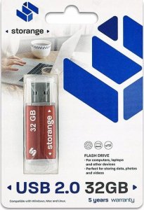 Pendrive Storange Storange pamiÄÄ 32 GB | Basic | USB 2.0 | red 5