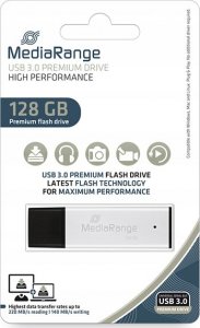 Pendrive MediaRange MediaRange MR1902 pamięć USB 128 GB USB Typu-A 3.0 Czarny, Srebrny 1