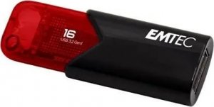 Pendrive Emtec Emtec Click Easy pamięć USB 16 GB USB Typu-A 3.2 Gen 2 (3.1 Gen 2) Czarny, Czerwony 1