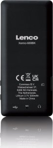 Lenco LENCO Xemio-669BK MP4-Player mit großem Display Akku 8GB grau 4