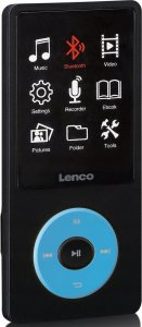 Lenco LENCO Xemio-860 MP4-Player mit Display Akku BT 8GB blau 2