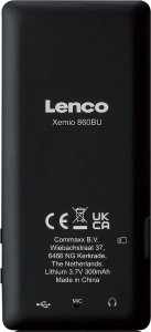 Lenco LENCO Xemio-860 MP4-Player mit Display Akku BT 8GB blau 3