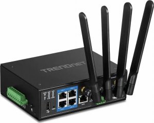 Router TRENDnet Router Trendnet TI-W100 WiFi 5 5 GHz Czarny 2