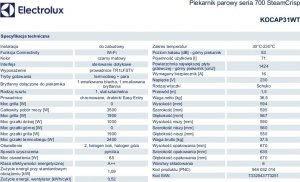 Piekarnik Electrolux Oven Electrolux KOCAP31WT 9