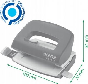 Dziurkacz Leitz Mini dziurkacz NeXXt Recycle* 10k niebies 2