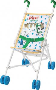 Pippi Wózek spacerowy dla Lalek  z motywem konika Pippi 1