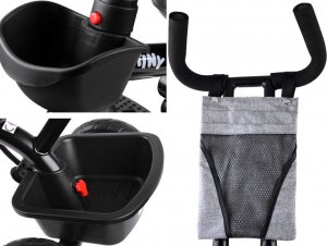 Tiny Bike Rowerek dziecięcy trójkołowy 3w1 z daszkiem (SP0650) 9