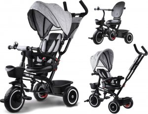 Tiny Bike Rowerek dziecięcy trójkołowy 3w1 z daszkiem (SP0650) 10