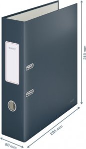 Segregator Leitz Segregator 180° Cosy Soft Touch A4/80mm szary, SZARY 4