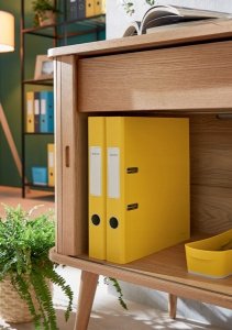 Segregator Leitz Segregator Leitz 180° Cosy Soft Touch A4/50mm żółty, ŻÓŁTY 2