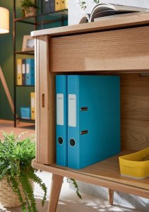 Segregator Leitz Segregator Leitz 180° Cosy Soft Touch A4/50mm niebieski, NIEBIESKI 3