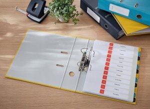 Segregator Leitz Segregator Leitz 180° Cosy Soft Touch A4/80mm żółty, ŻÓŁTY 3